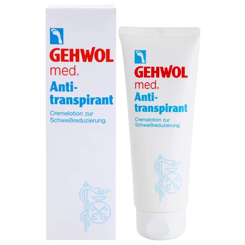 Gehwol MED. krémový antiperspirant pro redukci pocení na nohy 125 ml