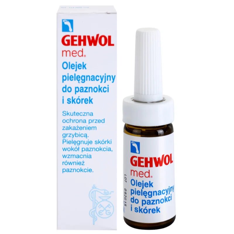 Gehwol MED. ochranný olej na pokožku a nehty na nohou proti plísňovým infekcím 15 ml