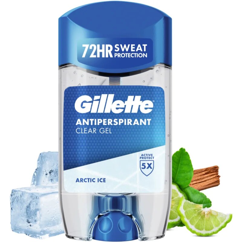 Gillette Arctic Ice gelový antiperspirant pro muže 70 ml