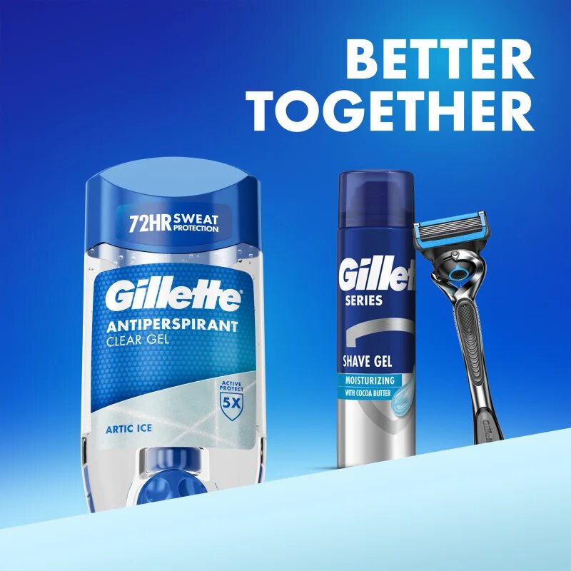 Gillette Arctic Ice gelový antiperspirant pro muže 70 ml
