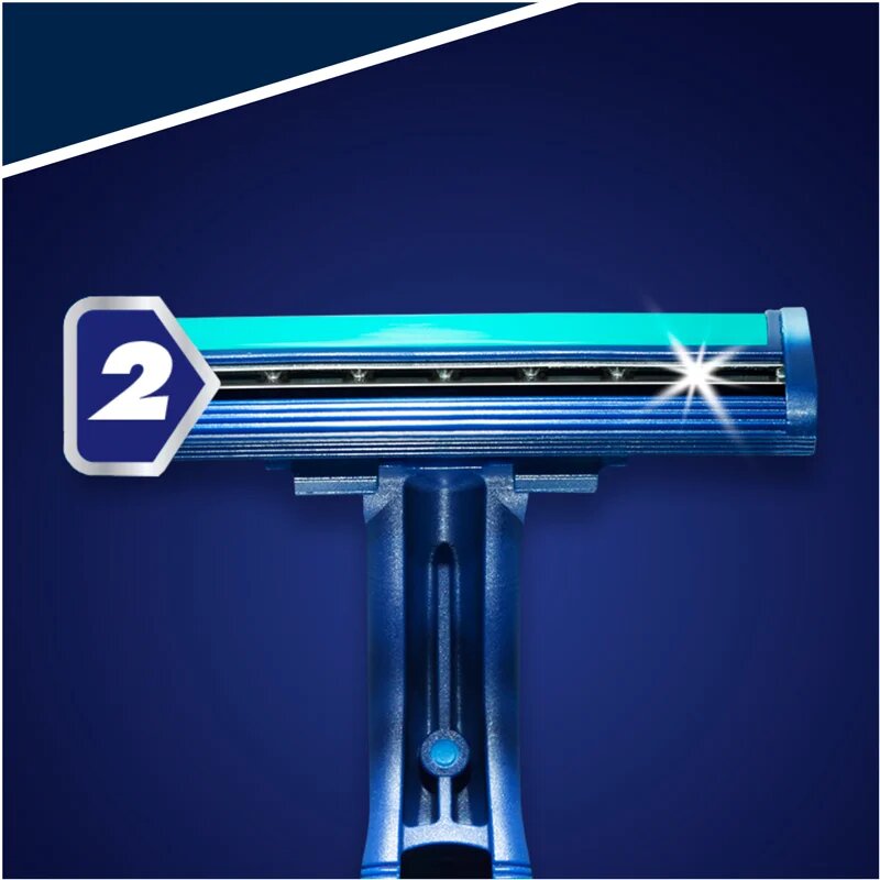 Gillette Blue II Plus jednorázová holítka pro muže 14 ks