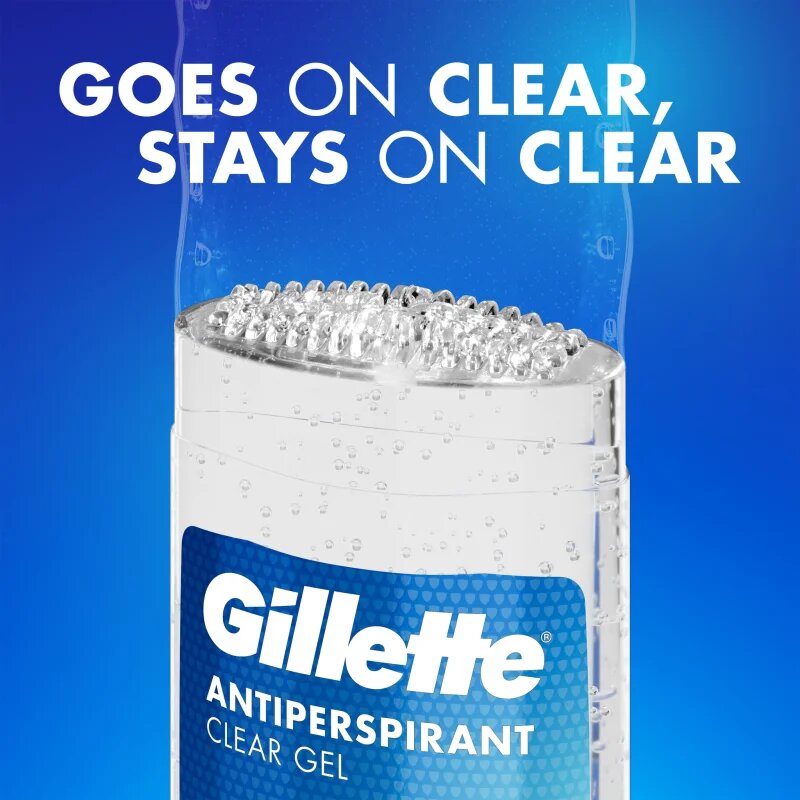 Gillette Champion Gold Antiperspirant Clear Gel gelový antiperspirant pro muže 70 ml