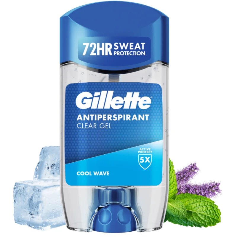 Gillette Cool Wave gelový antiperspirant pro muže 70 ml