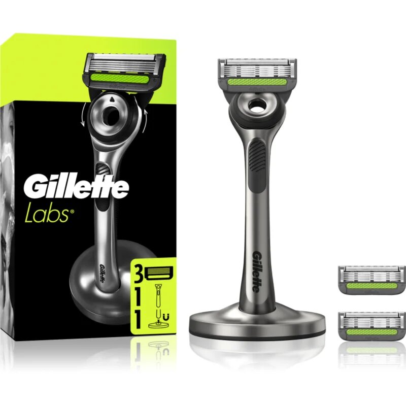 Gillette Labs holicí strojek se stojánkem + náhradní břity 1 ks