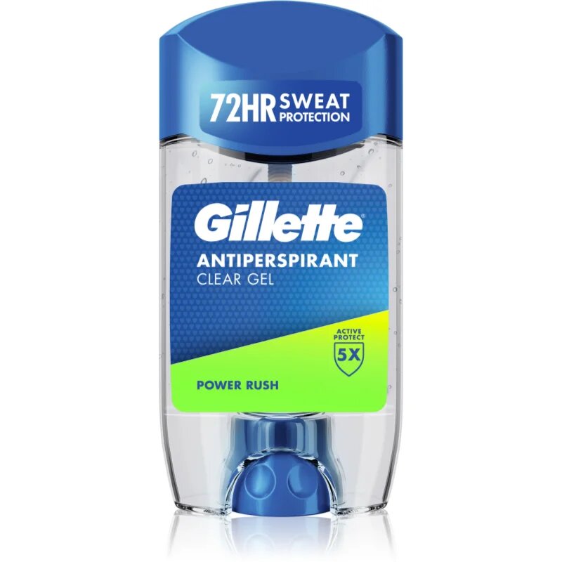 Gillette Power Rush gelový antiperspirant pro muže 70 ml