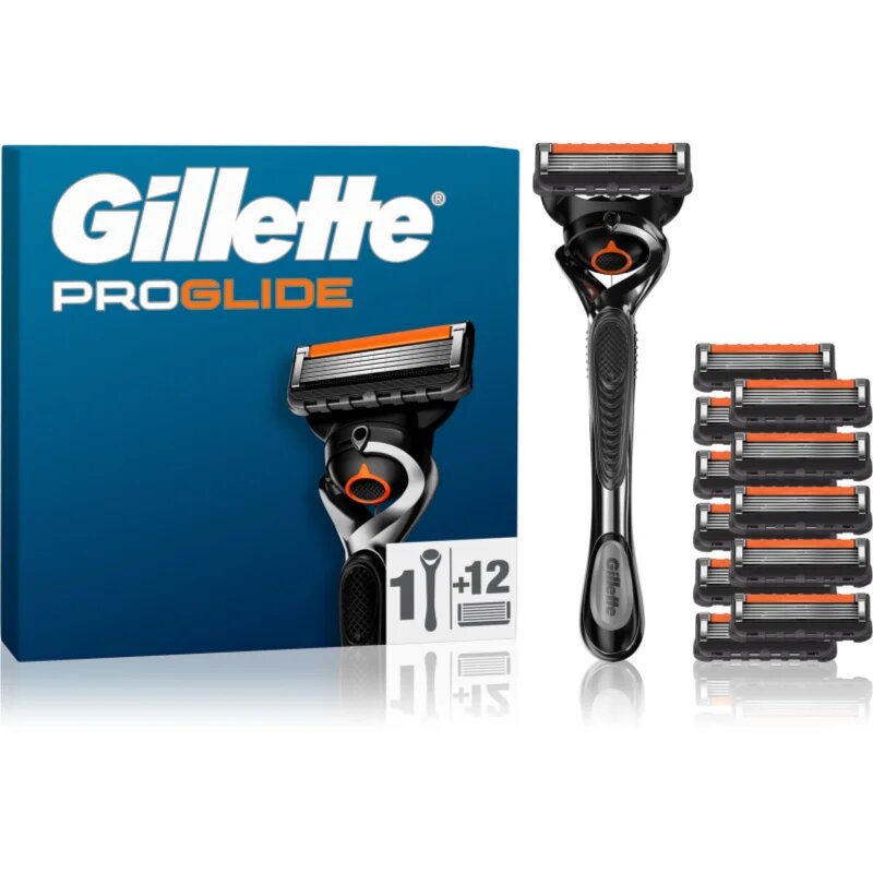 Gillette ProGlide holicí strojek + náhradní břity 13 ks