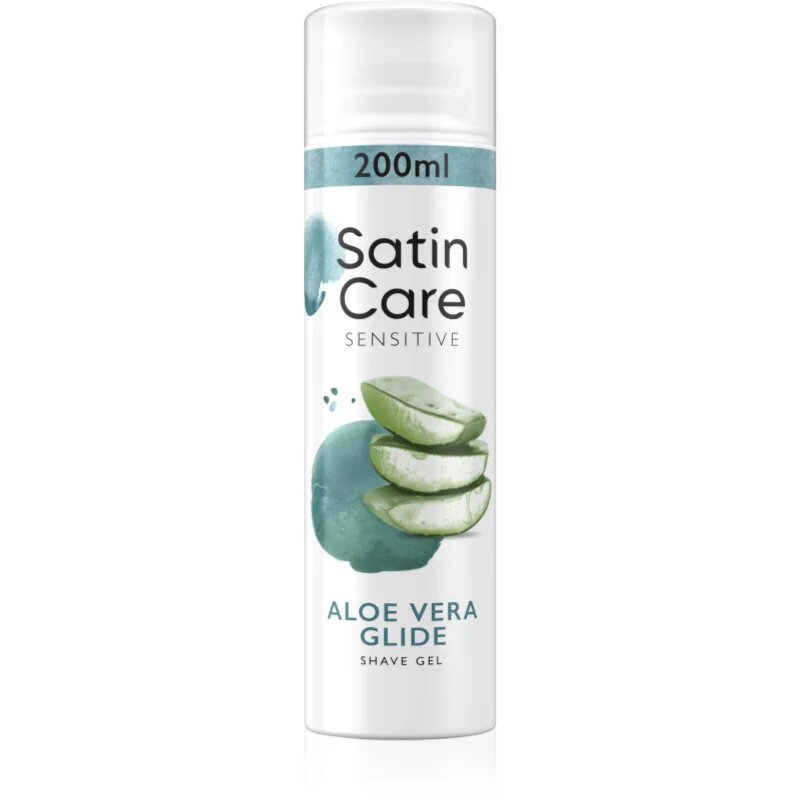 Gillette Satin Care gel na holení pro ženy Aloe Vera 200 ml