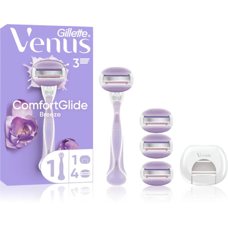 Gillette Venus ComfortGlide Breeze holicí strojek + náhradní břity 4 ks