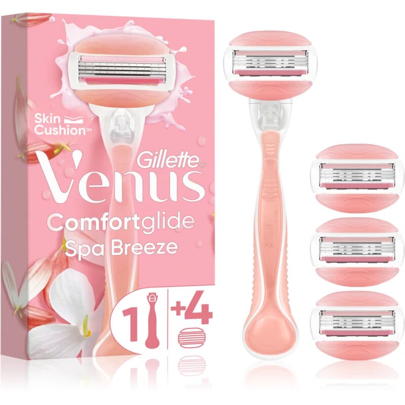 Gillette Venus ComfortGlide Spa Breeze dámské holítko + náhradní břity 4 ks