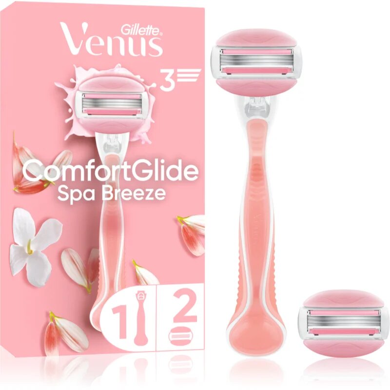 Gillette Venus ComfortGlide Spa Breeze holicí strojek + 2 náhradní hlavice 1 ks