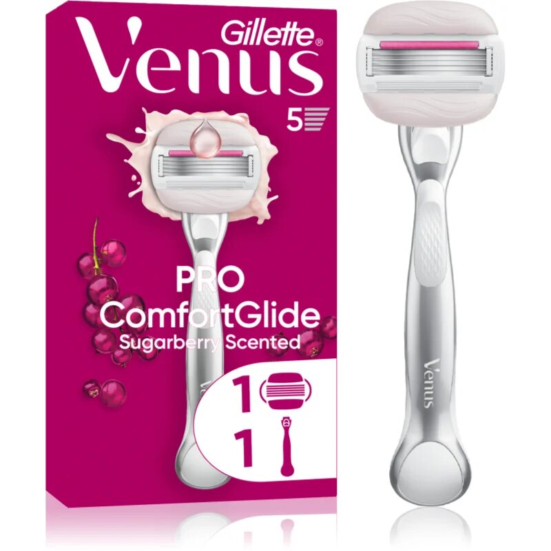 Gillette Venus ComfortGlide Sugarberry holicí strojek s vyměnitelnou hlavicí 1 ks