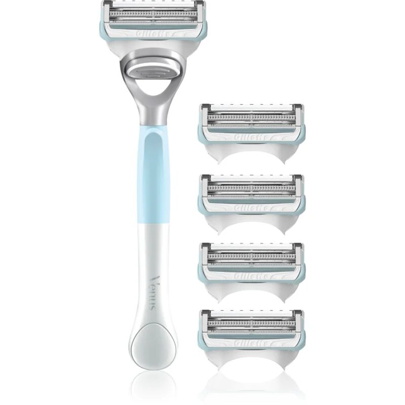 Gillette Venus For Pubic Hair&Skin holicí strojek pro úpravu linie bikin + náhradní hlavice 5 ks