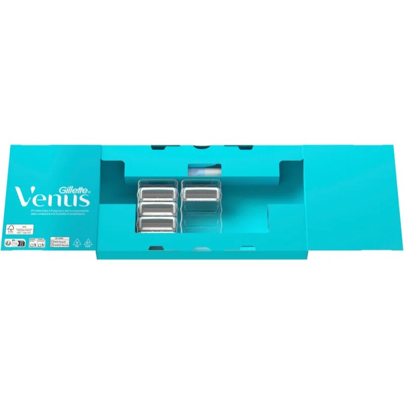 Gillette Venus For Pubic Hair&Skin holicí strojek pro úpravu linie bikin + náhradní hlavice 5 ks