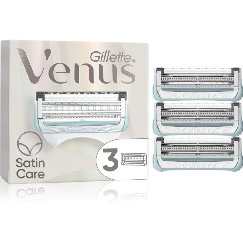 Gillette Venus For Pubic Hair&Skin náhradní břity pro úpravu linie bikin 3 ks