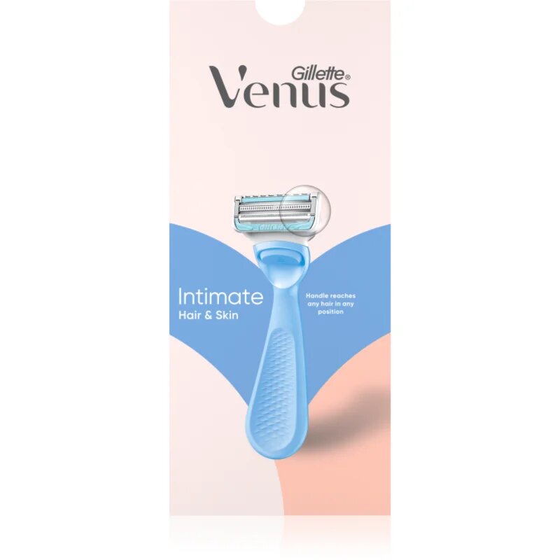 Gillette Venus Intimate dámský holicí strojek pro úpravu linie bikin + náhradní hlavice 2 ks