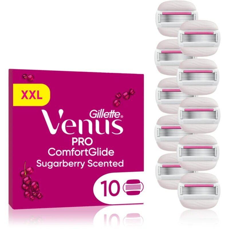 Gillette Venus PRO ComfortGlide Sugarberry náhradní břity 10 ks