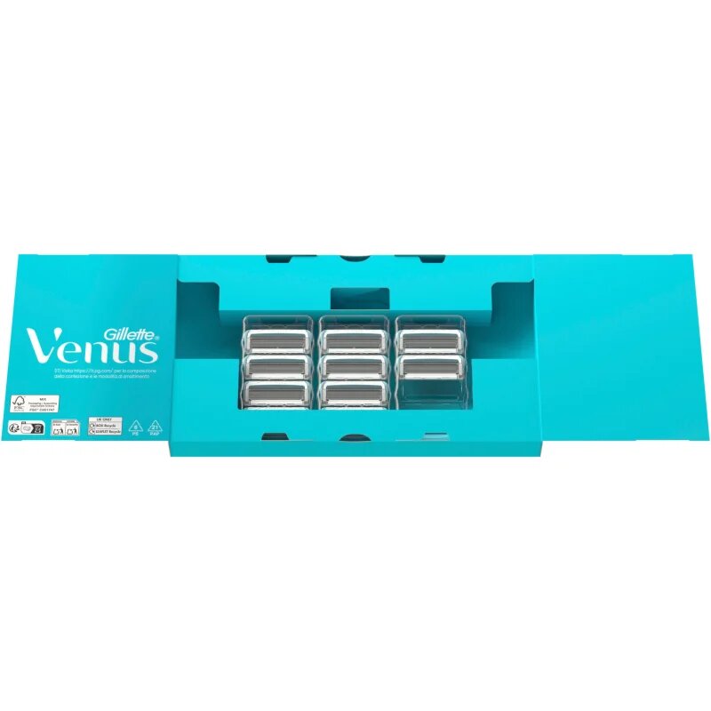 Gillette Venus Satin Care Pubic Hair&Skin náhradní břity pro úpravu linie bikin 10 ks