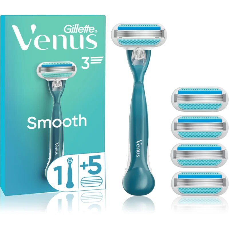 Gillette Venus Smooth holicí strojek + náhradní břity 5 ks