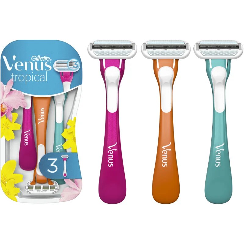 Gillette Venus Tropical jednorázové strojky 3 ks