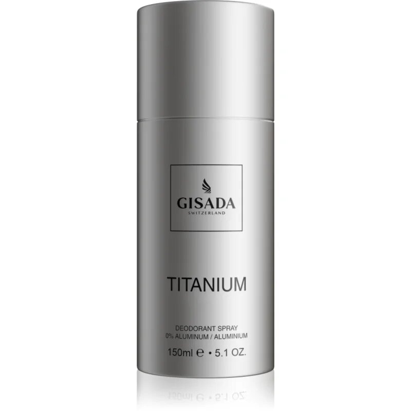 Gisada Titanium deodorant ve spreji bez hliníku pro muže 150 ml