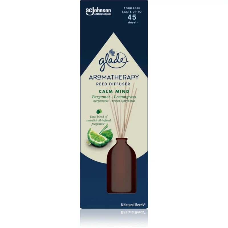 Glade Aromatherapy Calm Mind aroma difuzér s náplní Bergamot + Lemongrass 80 ml