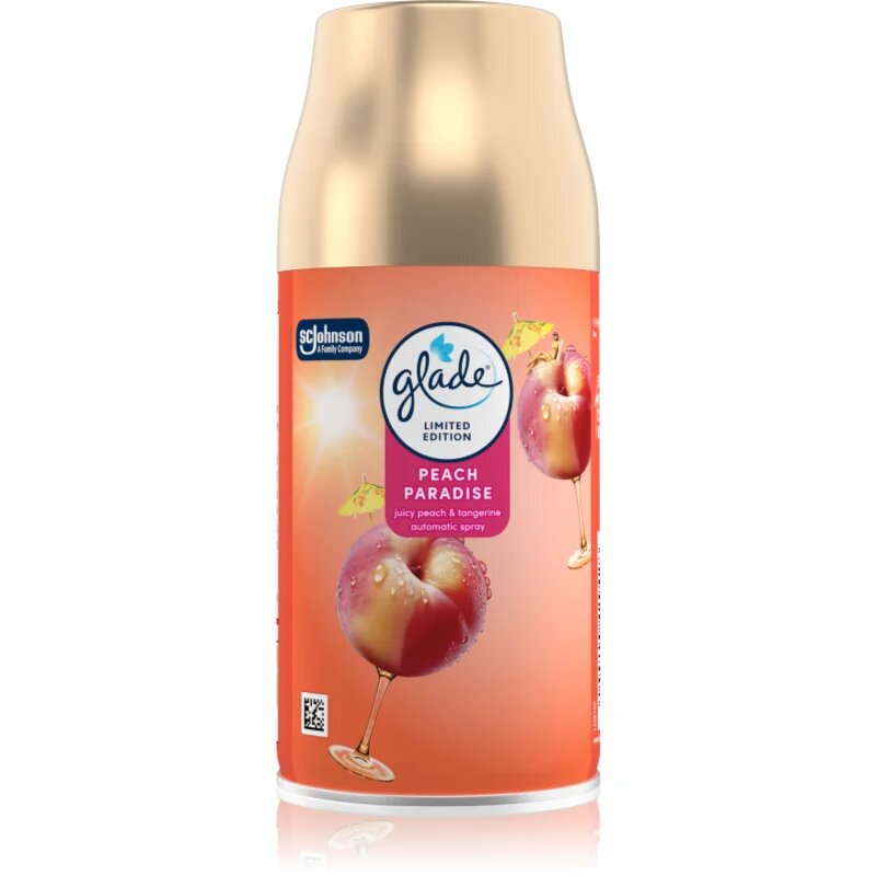 Glade Automatic Peach Paradise automatický osvěžovač vzduchu – náhradní náplň 269 ml