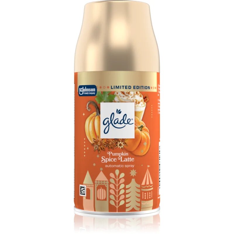 Glade Automatic Pumpkin Spice Latte automatický osvěžovač vzduchu – náhradní náplň 269 ml