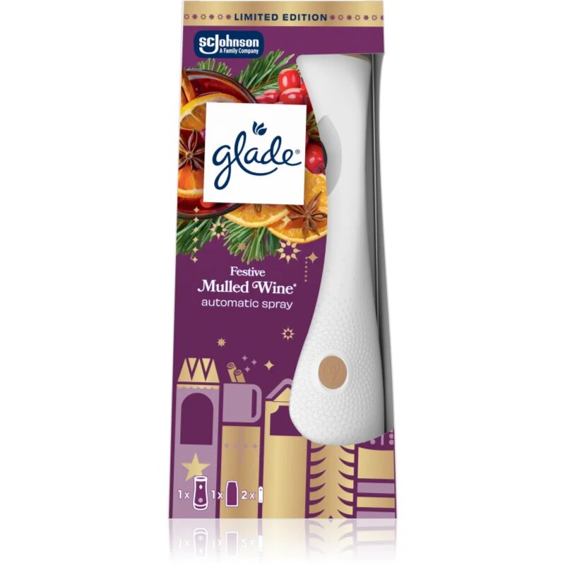 Glade Automatic Spray Festive Mulled Wine automatický osvěžovač vzduchu s náplní 269 ml