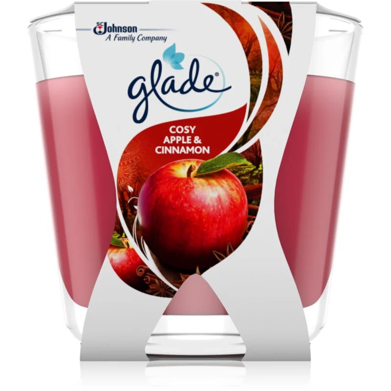 Glade Cosy Apple&Cinnamon vonná svíčka 70 g