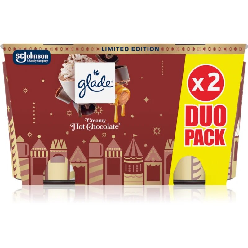 Glade Creamy Hot Chocolate dárková sada 2x112 g