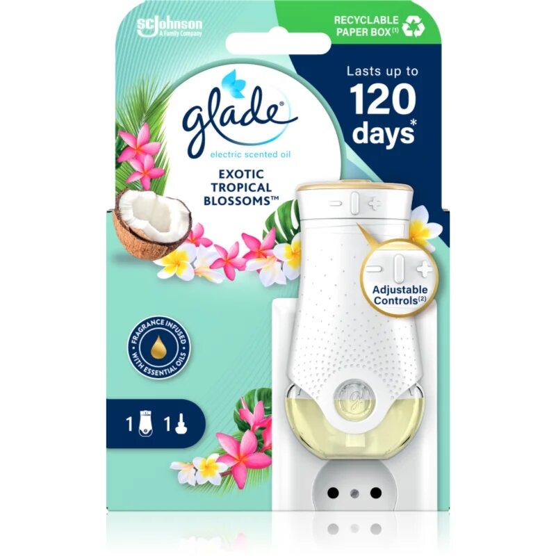 Glade Exotic Tropical Blossoms elektrický osvěžovač vzduchu 20 ml