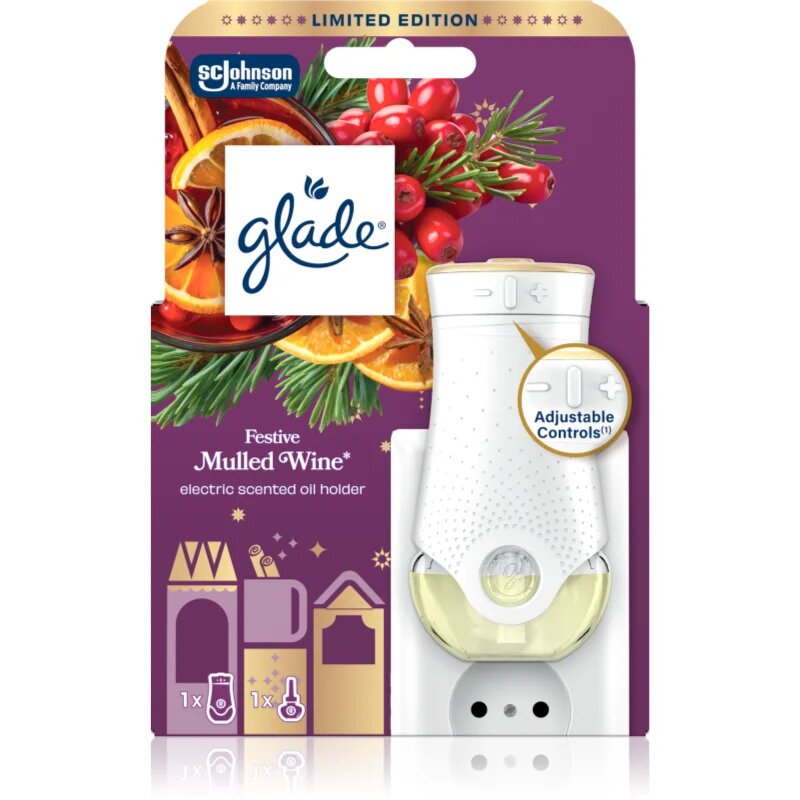 Glade Festive Mulled Wine elektrický osvěžovač vzduchu 20 ml