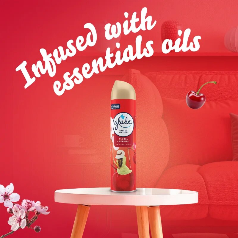 Glade Floral Cherries osvěžovač vzduchu 300 ml