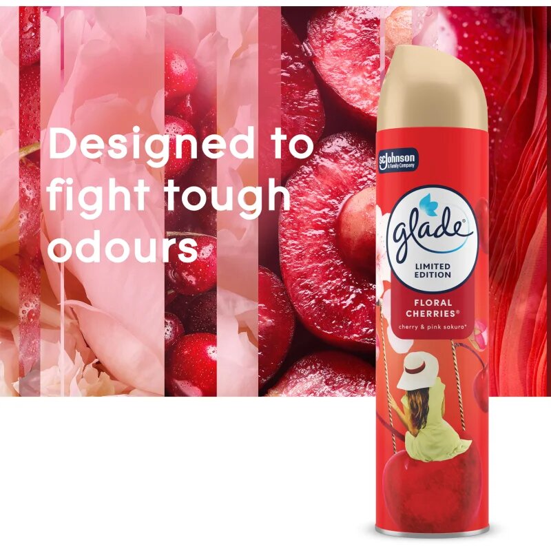 Glade Floral Cherries osvěžovač vzduchu 300 ml