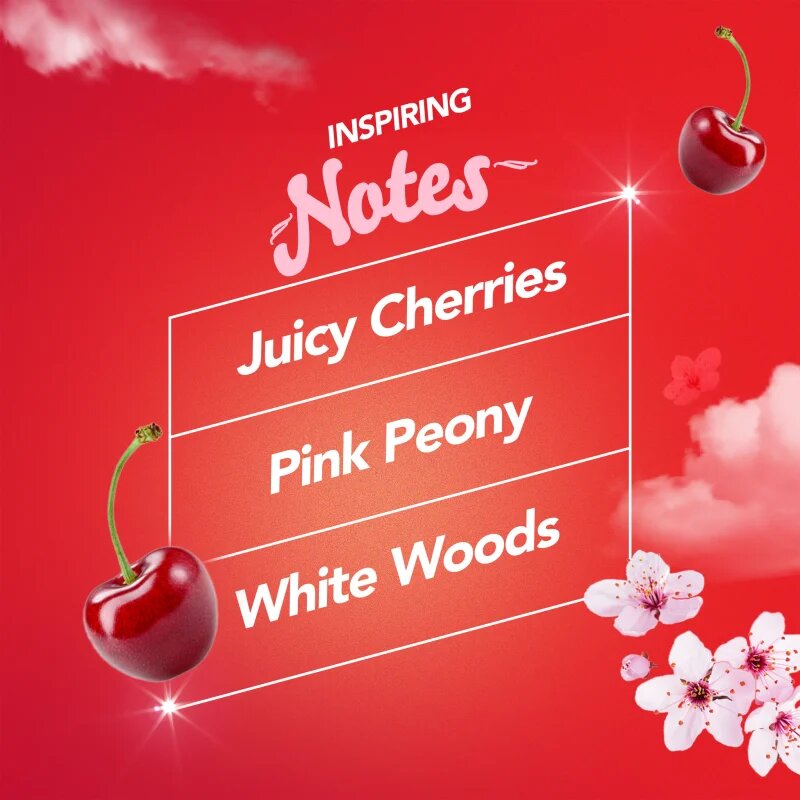 Glade Floral Cherries vonný gel do koupelny 180 g