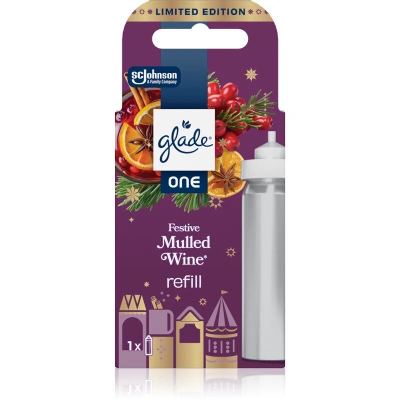 Glade ONE Festive Mulled Wine náhradní náplň do osvěžovače vzduchu 10 ml