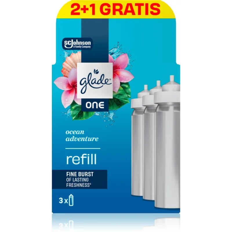 Glade ONE Ocean Adventure náhradní náplň do osvěžovače vzduchu 3x10 ml