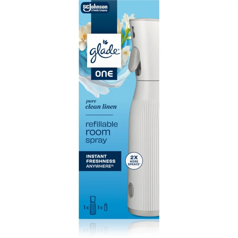 Glade ONE Pure Clean Linen osvěžovač vzduchu plnitelný 10 ml