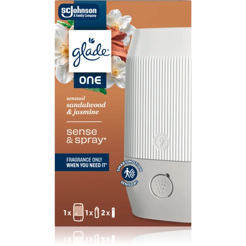Glade ONE Sensual Sandalwood & Jasmine automatický osvěžovač vzduchu s náplní 10 ml