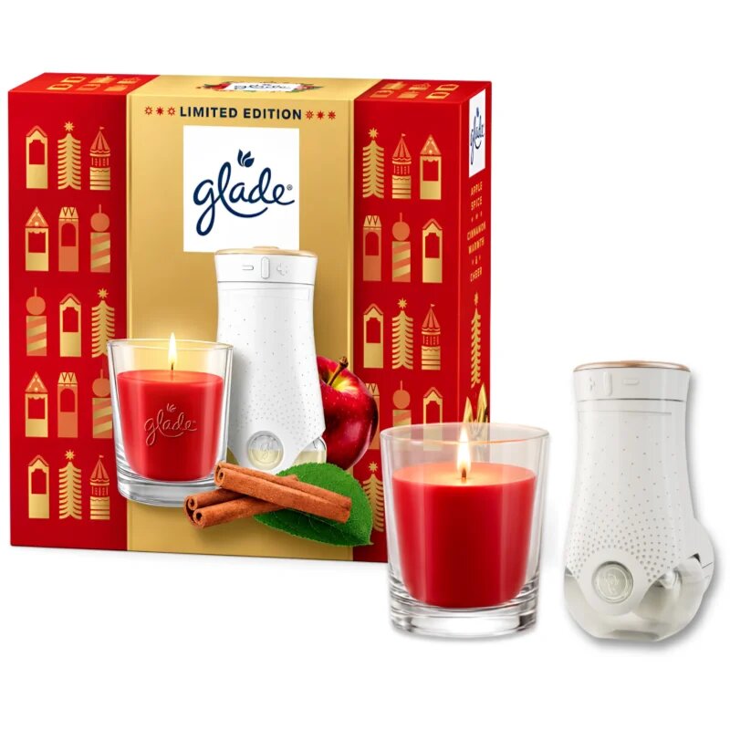Glade ONE Twinkling Apple & Cinnamon vánoční dárková sada