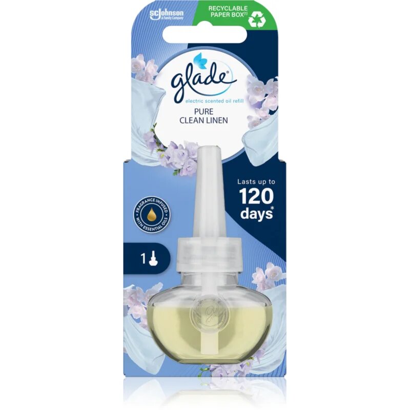 Glade Pure Clean Linen náplň do elektrického difuzéru 20 ml