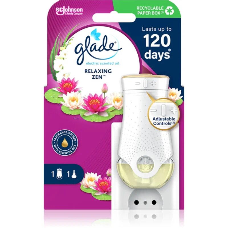 Glade Relaxing Zen elektrický osvěžovač vzduchu 20 ml