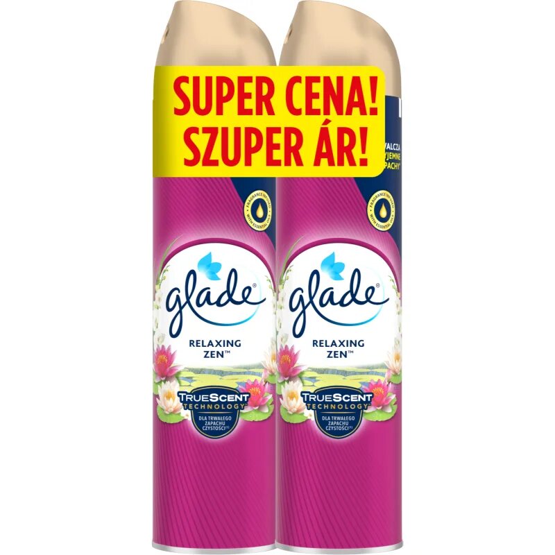 Glade Relaxing Zen osvěžovač vzduchu duo 2x300 ml