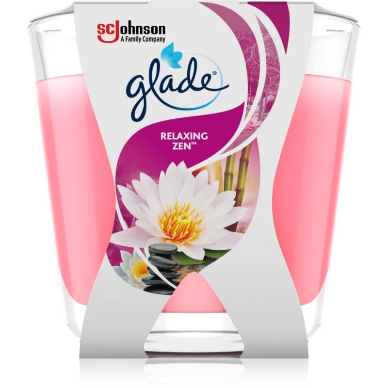 Glade Relaxing Zen vonná svíčka 70 g