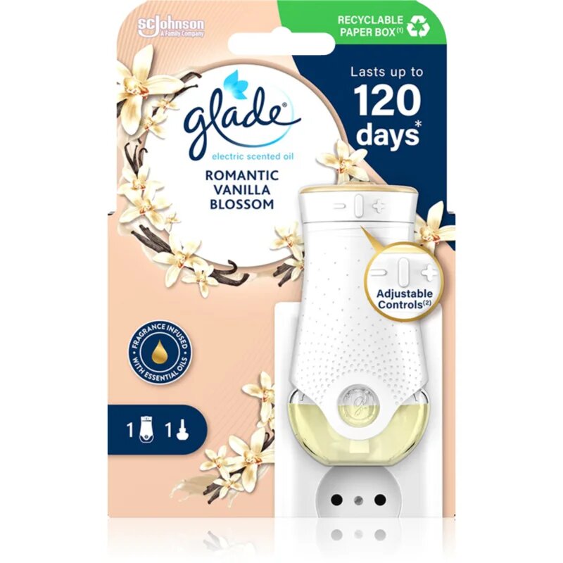 Glade Romantic Vanilla Blossom elektrický difuzér 20 ml