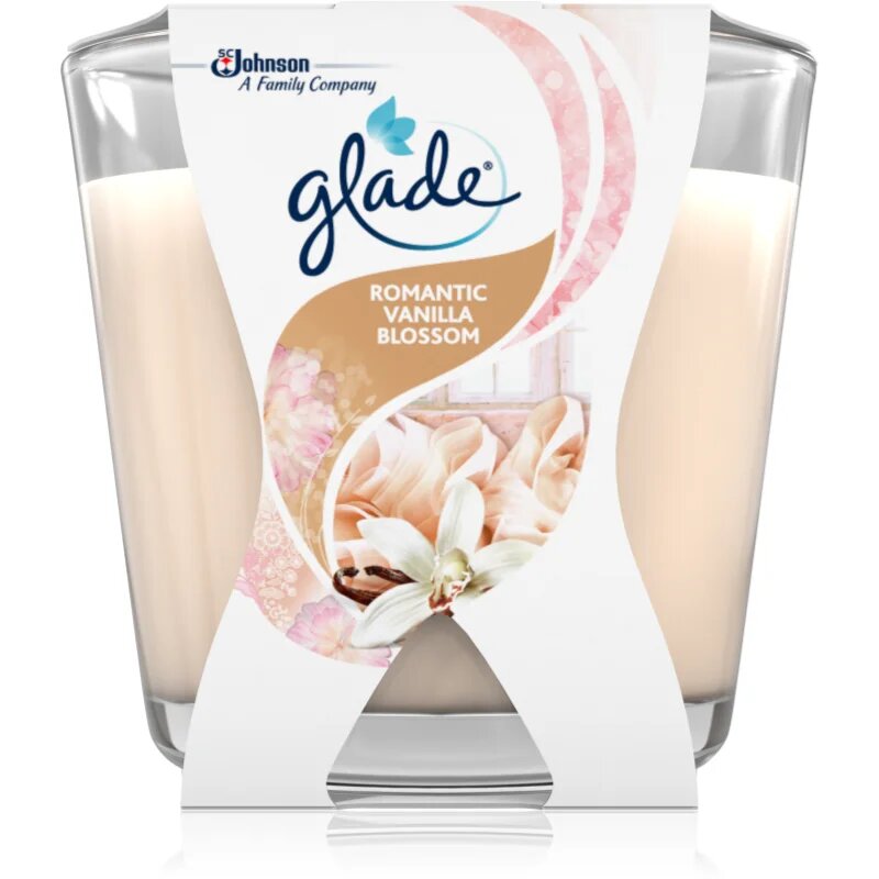 Glade Romantic Vanilla Blossom vonná svíčka 70 g