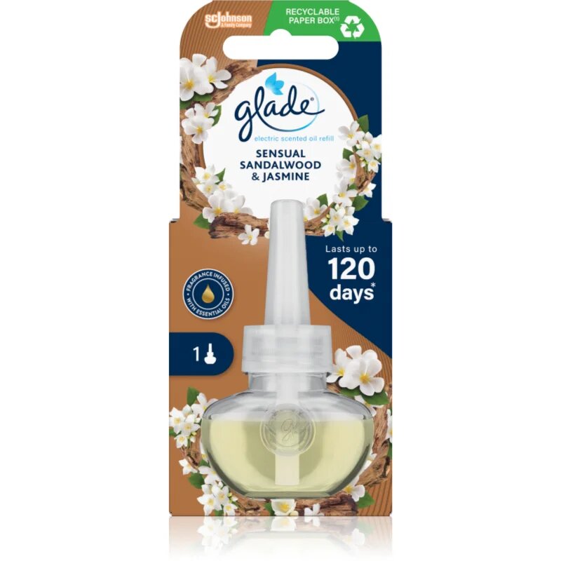 Glade Sensual Sandalwood & Jasmine náplň do elektrického difuzéru 20 ml