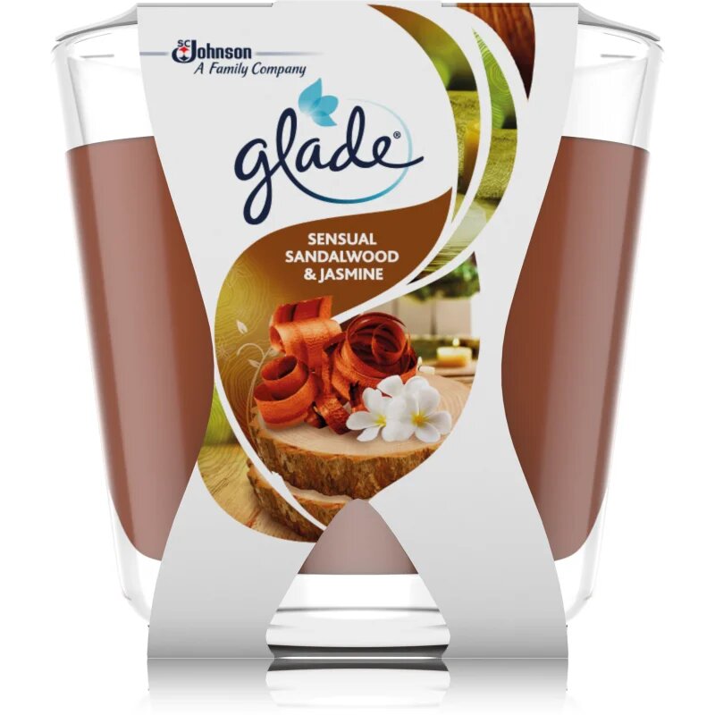 Glade Sensual Sandalwood & Jasmine vonná svíčka 70 g