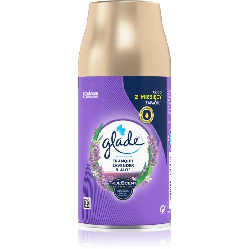 Glade Tranquil Lavender & Aloe automatický osvěžovač vzduchu – náhradní náplň 269 ml