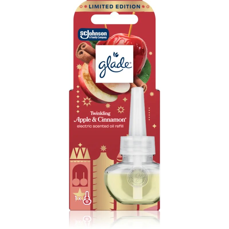 Glade Twinkling Apple and Cinnamon náplň do elektrického difuzéru 20 ml